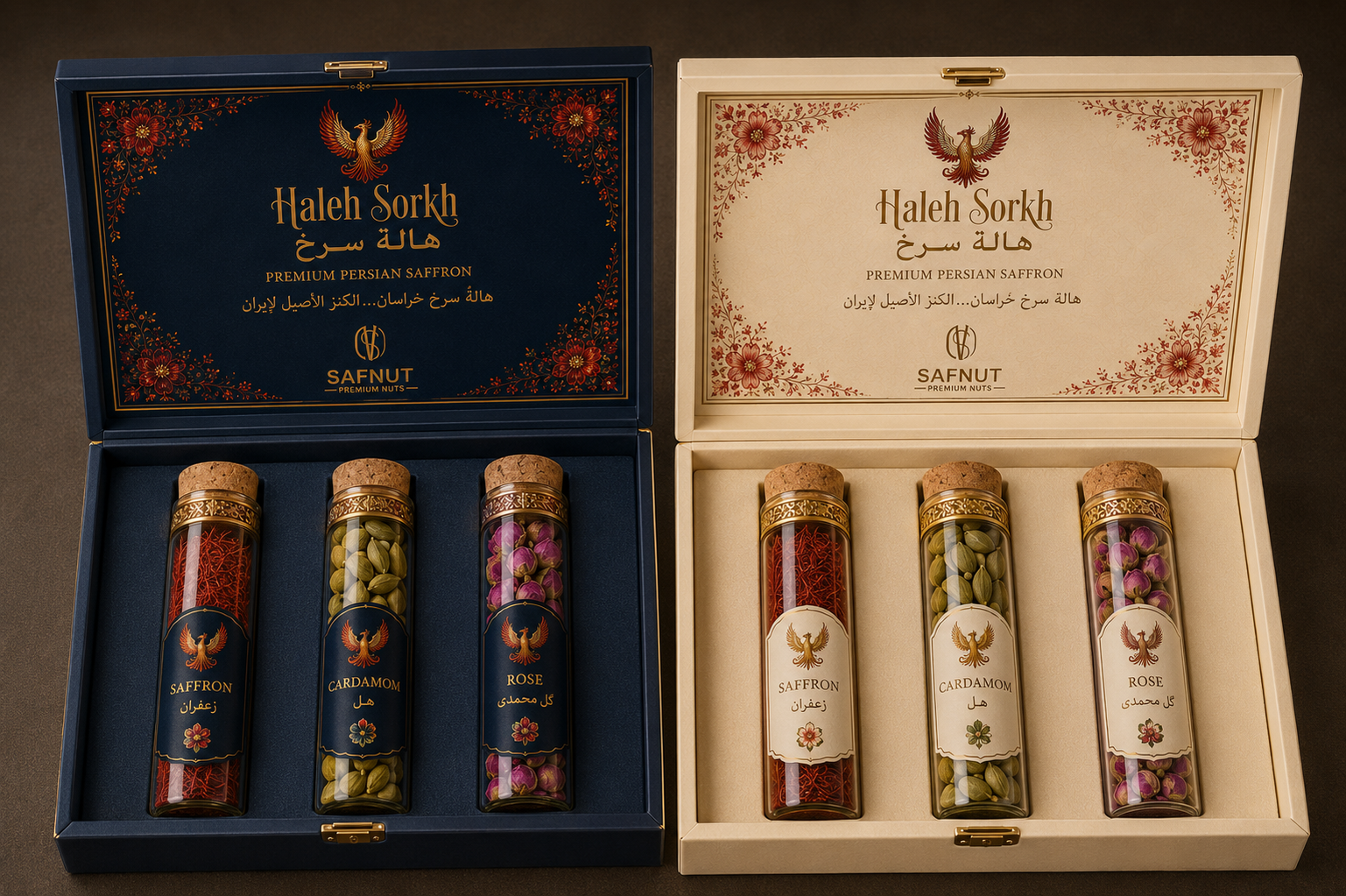 Persian Saffron Luxury Trio – Export Premium Collection
